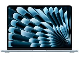 Apple Macbook Air 15,3" M5 10C CPU/10C GPU/16GB/512GB SSD - Égkék (MDVQ4MG/A) (2026)